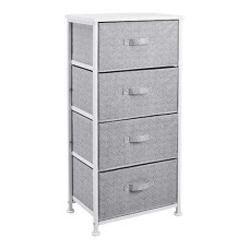 Deals, Discounts & Offers on  - amazon basics Fabric 4-Drawer Storage Organizer Unit
