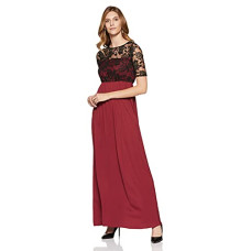 Deals and Offers on Women - Miss Olive Women's Crepe Skater Maxi Dress Deals, Discounts & Offers on Women - Miss Olive Women's Crepe Skater Maxi Dress