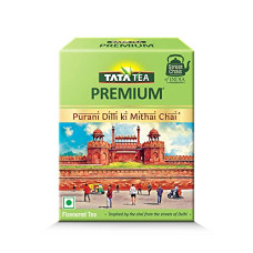 Deals and Offers on - Tata Tea Premium | Street Chai of India | Purani Dilli Ki Mithai Chai | Tasting Notes of Pista, Cardamom & Condensed Milk| 250g Deals, Discounts & Offers on - Tata Tea Premium | Street Chai of India | Purani Dilli Ki Mithai Chai | Tasting Notes of Pista, Cardamom & Condensed Milk| 250g