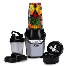 Deals and Offers on - AGARO Marvel Nutri Blender,Bpa Free 2 Tritan Jars,1000W,100% Copper Motor,2 Speed Modes with Pulse,Detachable Base,Stainless Steel Blades,Blend,Mix,Grind,Smoothie,Juice Maker,Black,1000 Watt Deals, Discounts & Offers on - AGARO Marvel Nutri Blender,Bpa Free 2 Tritan Jars,1000W,100% Copper Motor,2 Speed Modes with Pulse,Detachable Base,Stainless Steel Blades,Blend,Mix,Grind,Smoothie,Juice Maker,Black,1000 Watt