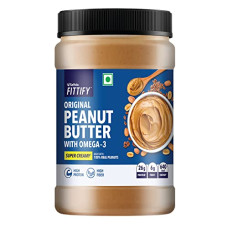 Deals and Offers on - Saffola Fittify Original Peanut Butter With Omega-3 | Super Creamy | High Protein | High Fiber | Vegan | 925g Deals, Discounts & Offers on - Saffola Fittify Original Peanut Butter With Omega-3 | Super Creamy | High Protein | High Fiber | Vegan | 925g