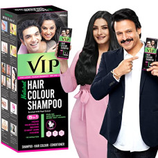 Deals, Discounts & Offers on  - VIP Hair Color Shampoo, Black, 400ml