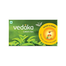 Deals and Offers on - Amazon Brand Vedaka Green Tea, Lemon and Honey, 25 Bags Deals, Discounts & Offers on - Amazon Brand Vedaka Green Tea, Lemon and Honey, 25 Bags