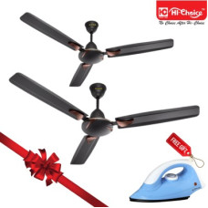 Deals and Offers on Home Appliances - Hi Choice Ceiling Fan For Home Living Room Fast And High Speed 2 Star 1200 mm Energy Saving 3 Blade Ceiling Fan(Smoke Brown, Pack of 3) Deals, Discounts & Offers on Home Appliances - Hi Choice Ceiling Fan For Home Living Room Fast And High Speed 2 Star 1200 mm Energy Saving 3 Blade Ceiling Fan(Smoke Brown, Pack of 3)