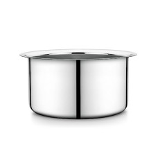 Deals and Offers on Cookware - Steelcraft Premium Stainless Steel 12 22G Flat Bottom Tope, Silver Colour|Sturdy and Durable | Capacity- 1900ml |Induction and Gas Stove Compatible| Set of 1 Deals, Discounts & Offers on Cookware - Steelcraft Premium Stainless Steel 12 22G Flat Bottom Tope, Silver Colour|Sturdy and Durable | Capacity- 1900ml |Induction and Gas Stove Compatible| Set of 1