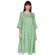 Deals, Discounts & Offers on Women - Karigari by Unlimited Women's Rayon Classic Kurta
