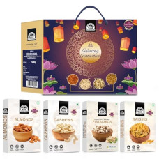 Deals and Offers on - Wonderland Foods Dry Fruits Gift Pack | Raisin 200g + Almond + Cashew + Roasted Pista 100g Each 500g Gift Box | Premium Gift Hamper | Gourmet Gift | Diwali Gift Deals, Discounts & Offers on - Wonderland Foods Dry Fruits Gift Pack | Raisin 200g + Almond + Cashew + Roasted Pista 100g Each 500g Gift Box | Premium Gift Hamper | Gourmet Gift | Diwali Gift