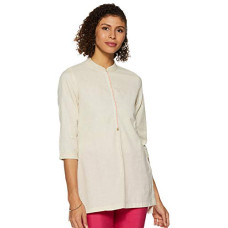 Deals and Offers on Women - BIBA Women's Cotton Regular Kurta Deals, Discounts & Offers on Women - BIBA Women's Cotton Regular Kurta