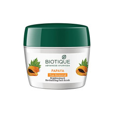 Deals and Offers on - Biotique Papaya Tan Removal Brightening & Revitalizing Face Scrub | Gentle Exfoliation | Smooth and Clear Complexation | 100% Botanical Extracts| Suitable Deals, Discounts & Offers on - Biotique Papaya Tan Removal Brightening & Revitalizing Face Scrub | Gentle Exfoliation | Smooth and Clear Complexation | 100% Botanical Extracts| Suitable