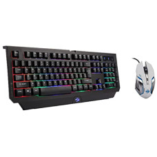 Deals and Offers on - ZEBRONICS Zeb-Transformer K2 Gaming Keyboard, 104 Keys, Multicolor LED Laser Keycaps (Gold Plated USB Connector, Braided Cable) & Zeb-Transformer-M Optical USB Gaming Mouse with LED Effect(White) Deals, Discounts & Offers on - ZEBRONICS Zeb-Transformer K2 Gaming Keyboard, 104 Keys, Multicolor LED Laser Keycaps (Gold Plated USB Connector, Braided Cable) & Zeb-Transformer-M Optical USB Gaming Mouse with LED Effect(White)