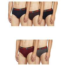 Deals and Offers on Men - CoBlue by Rupa Men's Cotton Blend Briefs Regular Solid (Pack of 5) Deals, Discounts & Offers on Men - CoBlue by Rupa Men's Cotton Blend Briefs Regular Solid (Pack of 5)