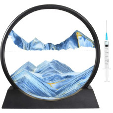 Deals and Offers on - CPENSUS Moving Sand Art Picture Glass Liquid Painting 3D Natural Landscape showpieces for Home Decor Antique Gifts Deals, Discounts & Offers on - CPENSUS Moving Sand Art Picture Glass Liquid Painting 3D Natural Landscape showpieces for Home Decor Antique Gifts