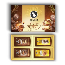 Deals and Offers on - Nutzilla By Bevzilla Diwali Gift Box & Hamper | 4 X 40 grams Pack| Chocolate Almonds, Chocolate Cashew,Chocolate Almond Laddoo & Salted Almond & Cashews |Festive Gifting | Premium Gift Box | Gift Box |Corporate Gift Box Deals, Discounts & Offers on - Nutzilla By Bevzilla Diwali Gift Box & Hamper | 4 X 40 grams Pack| Chocolate Almonds, Chocolate Cashew,Chocolate Almond Laddoo & Salted Almond & Cashews |Festive Gifting | Premium Gift Box | Gift Box |Corporate Gift Box