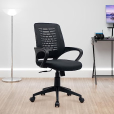 Deals, Discounts & Offers on Furniture - Green Soul Nova Office Chair, Mid Back Mesh Ergonomic Home Office Desk Chair with Comfortable & Spacious Seat, Tilt Lock Mechanism & Heavy Duty Nylon Base, Ideal