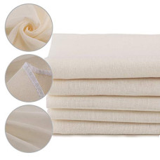 Deals and Offers on - XelNaga 5 Pack Muslin Cloths Reusable for Straining, 100% Unbleached Pure Cotton Cheesecloth, Soft Square Cheese Clothes Weave Fabric Filter Deals, Discounts & Offers on - XelNaga 5 Pack Muslin Cloths Reusable for Straining, 100% Unbleached Pure Cotton Cheesecloth, Soft Square Cheese Clothes Weave Fabric Filter