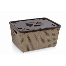 Deals, Discounts & Offers on  - Nakoda 333 Aries Storage Basket With Lid Multipurpose Use for Kitchen & Home Organiser Box