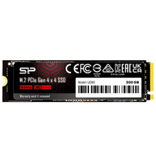 Deals, Discounts & Offers on  - Silicon Power UD90 500GB NVMe PCIe 4.0 SSD, Up to 5000MB/s, 3D NAND, M.2 2280 PCIe Gen4x4 Internal Solid State Drive