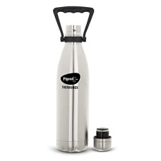 Deals and Offers on - Pigeon Therminox Aqua Double Walled Stainless Steel Water Bottle/Flask 1000 ml - Silver Deals, Discounts & Offers on - Pigeon Therminox Aqua Double Walled Stainless Steel Water Bottle/Flask 1000 ml - Silver
