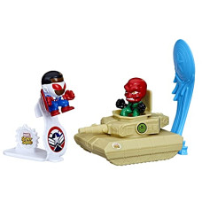 Deals and Offers on - Marvel Stunt Squad Captain America vs. Red Skull Playset, 1.5-Inch Super Hero Action Figures, Toys Deals, Discounts & Offers on - Marvel Stunt Squad Captain America vs. Red Skull Playset, 1.5-Inch Super Hero Action Figures, Toys