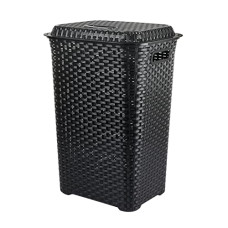 Deals, Discounts & Offers on  - Cello Eliza Plastic Launder Basket, Black