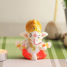 Deals, Discounts & Offers on  - CraftVatika Lord Ganesha Idol for Home Decor, Car Dashboard, Ganesh Murti Showpiece Gift - Diwali Decoration Items