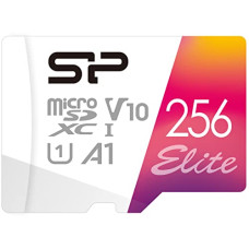 Deals and Offers on - SP Silicon Power 256GB microSDXC UHS-I Micro SD Card with Adapter, Up to 100MB/s Read, Class 10 U1 V10 A1 Full HD Video microSD Memory Card, Elite Series Deals, Discounts & Offers on - SP Silicon Power 256GB microSDXC UHS-I Micro SD Card with Adapter, Up to 100MB/s Read, Class 10 U1 V10 A1 Full HD Video microSD Memory Card, Elite Series