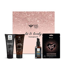 Deals and Offers on Beauty Care - BOMBAE Facial Glow Kit Gift Pack For Women| Pack Contain Vitamin C Serum, Shea Butter Moisturiser, Coffee Face wash, Charcoal Face Sheetmask, Towel Nicely Packed In Gift Box | Gift For Girlfriend, Wife Deals, Discounts & Offers on Beauty Care - BOMBAE Facial Glow Kit Gift Pack For Women| Pack Contain Vitamin C Serum, Shea Butter Moisturiser, Coffee Face wash, Charcoal Face Sheetmask, Towel Nicely Packed In Gift Box | Gift For Girlfriend, Wife