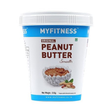 Deals and Offers on - MYFITNESS Original Peanut Butter Smooth 510g | 21g Protein to Boost Energy | Tasty & Healthy Nut Butter Spread | Vegan | Cholesterol Free, Gluten Free | Zero Trans Fat | Smooth Creamy Peanut Butter Deals, Discounts & Offers on - MYFITNESS Original Peanut Butter Smooth 510g | 21g Protein to Boost Energy | Tasty & Healthy Nut Butter Spread | Vegan | Cholesterol Free, Gluten Free | Zero Trans Fat | Smooth Creamy Peanut Butter