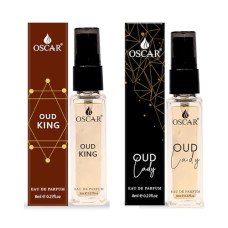 Deals and Offers on Beauty Care - Oscar Oud King & Lady Mini Perfumes For Women 8ml (Pack Of 2) | Notes Of Musky & Floral | Long Lasting | Fresh Fragrance | Edp For Women & Girls Deals, Discounts & Offers on Beauty Care - Oscar Oud King & Lady Mini Perfumes For Women 8ml (Pack Of 2) | Notes Of Musky & Floral | Long Lasting | Fresh Fragrance | Edp For Women & Girls