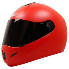 Deals and Offers on - Steelbird SB-39 Jolt 7Wings Classic Full Face Helmet (Large 600 MM, Red Helmet Fitted with Clear Visor and Extra Smoke Visor) Deals, Discounts & Offers on - Steelbird SB-39 Jolt 7Wings Classic Full Face Helmet (Large 600 MM, Red Helmet Fitted with Clear Visor and Extra Smoke Visor)
