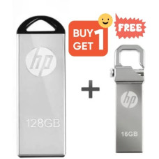Deals, Discounts & Offers on Storage - HP v250w 128 GB Pen Drive(Silver, Grey)