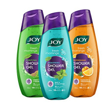 Deals and Offers on - Joy Purifying, Awakening & Refreshing Shower Gel Pack of 3X250ml Deals, Discounts & Offers on - Joy Purifying, Awakening & Refreshing Shower Gel Pack of 3X250ml