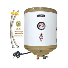 Deals, Discounts & Offers on  - Activa 15 L Storage 2 Kva Special Anti Rust Coating 0.75 mm SS Tank Geyser with Temperature Meter Abs Top Bottom with Free Installation Kit and adjustable outer thermostat 5 Years warranty