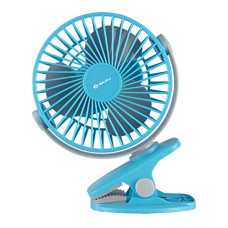 Deals, Discounts & Offers on  - Bajaj Pygmy Mini Fan 110mm | USB Charging Fan | Multi-Clip Function | Rechargeable Fan| Battery Fan| 4-Hr Back-up| Silent Operation| Longer Battery Life| Energy Efficient| Portable Fan| Blue Table Fan