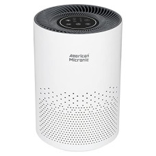 Deals, Discounts & Offers on  - AMERICAN MICRONIC- Air Purifier with HEPA Filter & Timer - Captures 99.97% of Viruses and Bacteria - Reduces Odors and Contaminants - (Ivory & Grey) -AMI-AP2-30WDx
