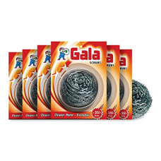 Deals and Offers on - Gala Steel Scrubber Combo Set (Pack of 6) Deals, Discounts & Offers on - Gala Steel Scrubber Combo Set (Pack of 6)