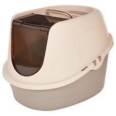 Deals, Discounts & Offers on  - AmazonBasics Hooded Cat Litter Box, Small