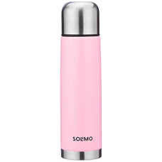 Deals, Discounts & Offers on  - Amazon Brand - Solimo Stainless Steel Insulated 24 Hours Hot or Cold Bottle Thermos Flask, 500 ml, Pink