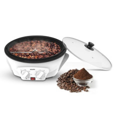 Deals and Offers on - AGARO Regal Coffee Roaster, 750 Grams Capacity, 283mm Dia, Ceramic Coated Inner Pan, 3 Roasting Effect With Adjustable Temperature & Timer, 1200W, Stainless Steel Blade, Toughened Glass Lid, White Deals, Discounts & Offers on - AGARO Regal Coffee Roaster, 750 Grams Capacity, 283mm Dia, Ceramic Coated Inner Pan, 3 Roasting Effect With Adjustable Temperature & Timer, 1200W, Stainless Steel Blade, Toughened Glass Lid, White
