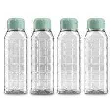 Deals and Offers on - KOLORR Chess 500 ml small BPA Free Clear Plastic Water Bottle set of 4 Deals, Discounts & Offers on - KOLORR Chess 500 ml small BPA Free Clear Plastic Water Bottle set of 4