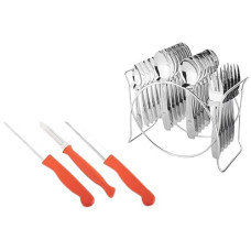 Deals and Offers on - Ritu Knife Set with Peeler and Cutlery Set of 24 pcs Combo Pack Deals, Discounts & Offers on - Ritu Knife Set with Peeler and Cutlery Set of 24 pcs Combo Pack