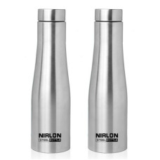 Deals and Offers on - NIRLON TallBell Stainless Steel Single Wall Water Bottle 1000 ml Bottle(Pack of 2, Silver, Steel) Deals, Discounts & Offers on - NIRLON TallBell Stainless Steel Single Wall Water Bottle 1000 ml Bottle(Pack of 2, Silver, Steel)