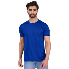 Deals, Discounts & Offers on Men - London Hills Solid Men's Round Neck Half Sleeve Sports T-Shirt