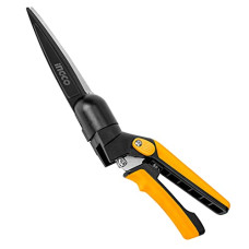 Deals, Discounts & Offers on  - INGCO Grass Cutter, 340 Grass Trimming Shears, County Tools, Heat Treatment w/non Stick Coating, Strong Spring Mechanism | Simple & Secure Safety Lock
