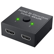 Deals and Offers on Accessories - Sounce HDMI Switch 2 in 1 Out 4K 60hz HDMI Switcher 2 Port, Bi-Directional HDMI Switch Splitter 2 x 1/1 x 2, No Power Required, Sharing HD Video, PC Gaming Accessories Deals, Discounts & Offers on Accessories - Sounce HDMI Switch 2 in 1 Out 4K 60hz HDMI Switcher 2 Port, Bi-Directional HDMI Switch Splitter 2 x 1/1 x 2, No Power Required, Sharing HD Video, PC Gaming Accessories