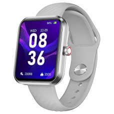 Deals, Discounts & Offers on  - beatXP Marv Aura 1.83 HD Display Bluetooth Calling Smart Watch, Metal Body, 240 * 284 px, 500 Nits, 60 Hz Refresh Rate, Always On Display, 100+ Sports Modes, 24x7 Health Tracking, IP67 (Silver)