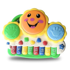 Deals and Offers on - ToyMagic Electronic Drum Smiley Face Keyboard|2 in 1 Musical Toy with Animal Sounds & Flash Light |AA Battery Operated|Learning & Educational Toy For Kids 1 Year +|Birthday & Return Gift|MadeInIndia Deals, Discounts & Offers on - ToyMagic Electronic Drum Smiley Face Keyboard|2 in 1 Musical Toy with Animal Sounds & Flash Light |AA Battery Operated|Learning & Educational Toy For Kids 1 Year +|Birthday & Return Gift|MadeInIndia