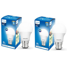Deals and Offers on - PHILIPS 7W B22 LED Cool Day Light Bulb, Pack of 2 (Ace Saver) Deals, Discounts & Offers on - PHILIPS 7W B22 LED Cool Day Light Bulb, Pack of 2 (Ace Saver)