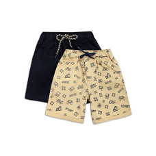 Deals, Discounts & Offers on  - HOMEGROWN Boys Combo Cotton Shorts