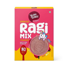 Deals, Discounts & Offers on  - Yogababy by Yogabar Sprouted Ragi Mix - Strawberry- 200g